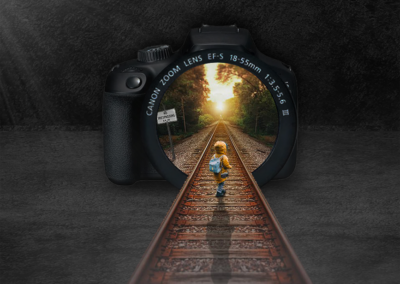 Montage appareil photo + rails