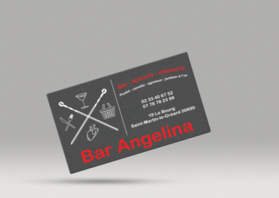 Carte de visite Bar Angelina