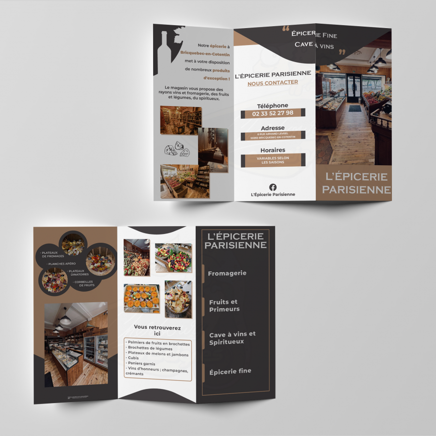02 – Print flyer-epicerie-parisienne