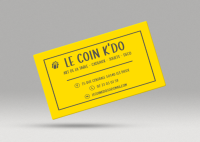 Carte de visite le Coin K’do